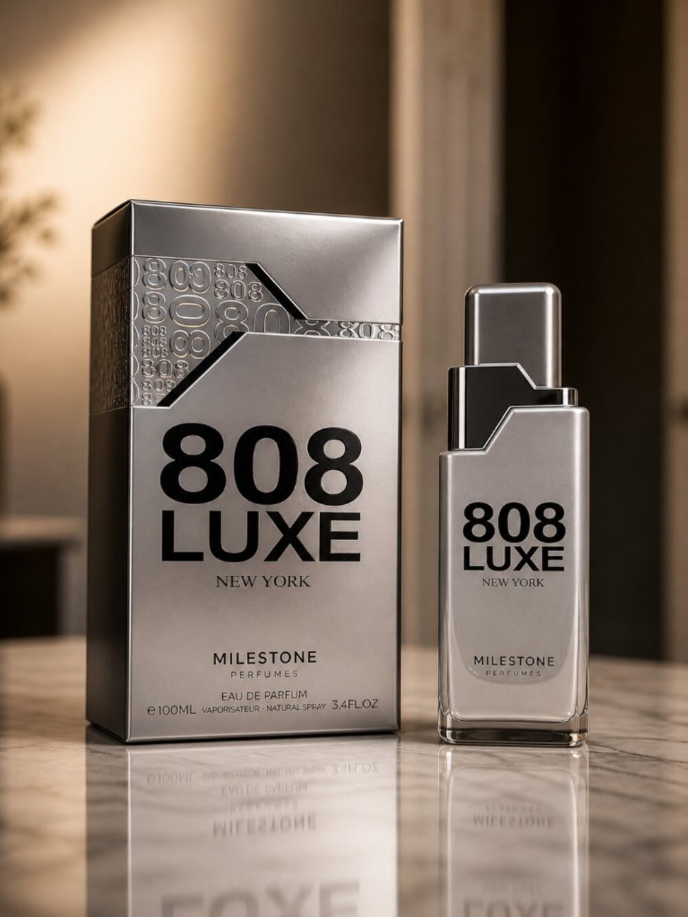 MILESTONE 808 Luxe New York Eau de Parfum For men 100ml 3.4 OZ